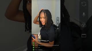 The results braider hair naturalhair shortvideo youtubeshorts gospelmusic [upl. by Annabelle840]