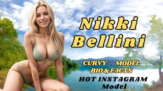 Nikki Bellini American Plus size curvy model Bio Wiki amp fact  Fashionlifestyle Insta Modelhotstar [upl. by Naldo]