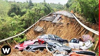 10 Devastating Landslides amp Rockfalls Caught On Camera [upl. by Jojo]