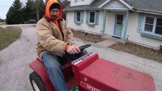 Wheel Horse Electric Tractor Battery Replacement [upl. by Tierney]