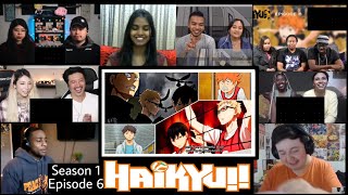 Haikyuu season 1 Episode 6 Reaction Mashup and Review [upl. by Frissell559]