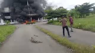 ABOUT FOUR LOCAL GOVERNMENT SECRETARIATS BURNT DOWN IN RIVER STATE [upl. by Mcmullan782]