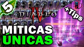 COMO Conseguir MÍTICAS Uber ÚNICAS T5 Diablo 4 [upl. by Ferna]