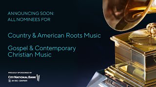 2024 GRAMMYs Nominations In Country Folk Gospel Blues Contemporary Christian amp More Announced [upl. by Yecart]