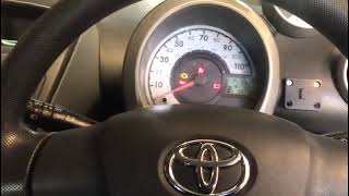 Toyota Aygo one side indicator not working repair service call 07402536382 [upl. by Nwahsan]