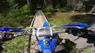 YZ250x SemiHard Enduro 4K  POV [upl. by Dadivitan]