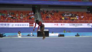 Simone Biles  Floor Exercise  2014 World Championships  Podium Training [upl. by Balthazar]