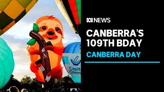 Canberra Day festivities celebrate bush capitals 109th anniversary  ABC News [upl. by Weatherby85]