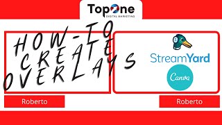 Overlays for Streamyard  Canva Tutorial For Beginners [upl. by Gus109]