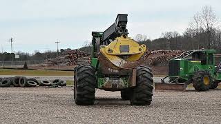 1219  2017 John Deere 648L Dual Arch Grapple Skidder for sale [upl. by Tnert]