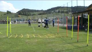 Allenamento portieri Hellas Verona 300709 [upl. by Haraj]