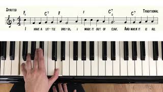 How to Play quotDreidelquot  Easy Piano Tutorial [upl. by Annaet]