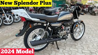 New 2024 Model Hero Splendor Plus Bs7 Review  On Road Price  splendor plus 2024 model  hero bike [upl. by Eraste]