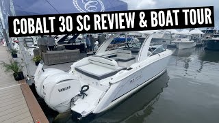 2024 Cobalt 30 SC Bowrider Review [upl. by Affer420]