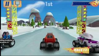 Blaze i Mega Maszyny Po Polsku  blaze and the monster machines games [upl. by Sucramej]