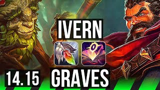 IVERN vs GRAVES JGL  4017 70 winrate  EUW Master  1415 [upl. by Aleakcim]