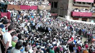 Palio di Siena Aug 2011 4 of 4MOV [upl. by Kynan]