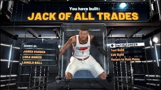 BEST JACK OF ALL TRADES BUILD ON NBA 2K22 CURRENT GEN RARE OP BUILD VOL 2 [upl. by Dew]