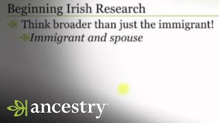 Beginning Irish Research  Ancestry [upl. by Trstram]