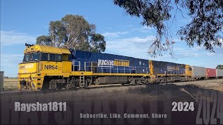 3MA5  NR64NR46 Freight Murgheboluc  Australian Trains by Raysha1811 [upl. by Ji]