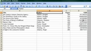 How to Use Microsoft Excel to Catalogue Books  Microsoft Office Software [upl. by Krall974]