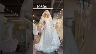 Wedding dresses through decades [upl. by Keelia]