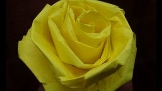 How to make rose with tissue paper quick and easy Detailed tutorial link in the description box 👇 [upl. by Liagiba]