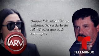 Conversaciones íntimas entre El Chapo y su esposa  Al Rojo Vivo  Telemundo [upl. by Aimat595]