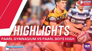 Highlights  Grey College vs Paarl Gim 1st XVs  2023 [upl. by Oona678]