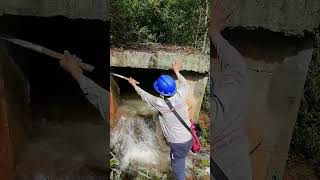 Penstock manhole inspection [upl. by Nahsaj]