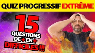 Jusquoù irastu  Quiz Progressif Extreme 🔥 15 questions de  en  difficiles 🔥 quiz challenge [upl. by Quiteri]