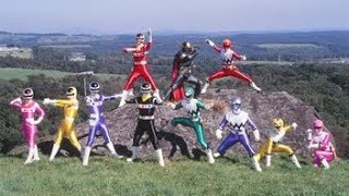 Gingaman Vs Megaranger Henshin amp Roll Call [upl. by Eecrad]