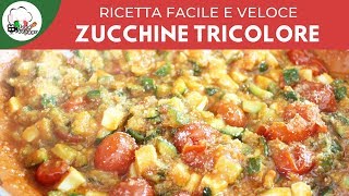 Zucchine tricolore in padella  FoodVlogger [upl. by Victor790]