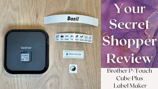 Brother PTouch Cube Plus Label Maker [upl. by Garwood]