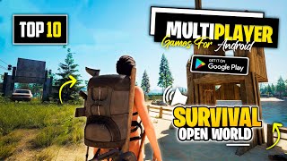 Top 10 Survival Multiplayer Games With Friends For Android  Best Survival Games In Android 2024 [upl. by Ogires212]