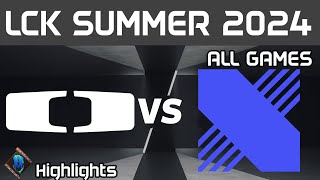 DK vs DRX Highlights ALL GAMES LCK Summer 2024 Dplus KIA vs DRX by Onivia [upl. by Trotta286]