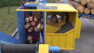 PINOSANET EPC 400 WORLDS FASTEST FIREWOOD PROCESSOR PREVIEW BRENNHOLZ BOIS DE CHAUFFAGE [upl. by Latreshia202]