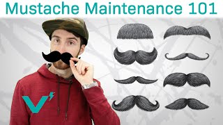 Mustache Growth and Maintenance 101  How To Grow A Mustache [upl. by Nol]