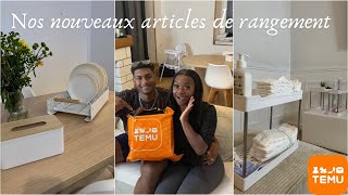 TOUT CE QU’ON A EU POUR 10€ SUR TEMU  MAISON 🏠 DECO 🏺RANGEMENT 🗄️ [upl. by Akinod]