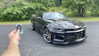 2023 Chevrolet Camaro ZL1 Start Up Exhaust Test Drive Walkaround POV and Review [upl. by Osnerol]