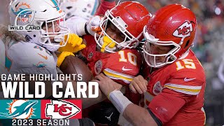 Miami Dolphins vs Kansas City Chiefs Game Highlights  NFL 2023 Super Wild Card Weekend [upl. by Tennes]