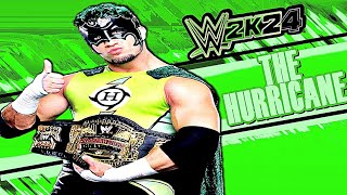 WWE 2K24  The Hurricane Signatures and Finishers [upl. by Adnarram859]