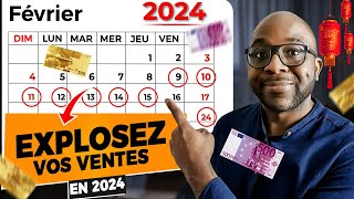 Boostez vos Ventes en 2024 Dates clés Astuces Ecommerce Essentielles [upl. by Catharina346]