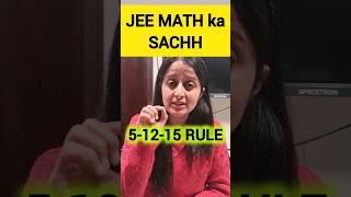 REALITY of JEE MATH 90 to 99ile jee2024 [upl. by Lerej]