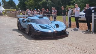 Bugatti bolide joins insane Goodwood festival of speed hypercar roll out 2024 bugatti hypercars 1 [upl. by Aicirtan]