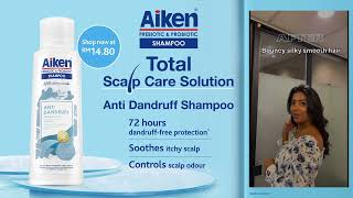 AikenShampoo Anti Dandruff Eliminates 9999 Cause of Dandruff [upl. by Severin]