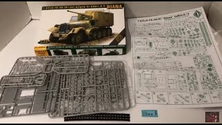 🐫🪖🐪🌞172 scale WW2 German Halftrack 76mm FK 36 R SdKfz 63 Diana anti tank Ace model kit review🔥 [upl. by Jallier184]