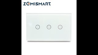 Interruttore Zemismart softtouch wifi per tende e tapparelle [upl. by Yttig]