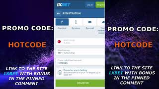 1XBET CODE PROMO 2024 HOW TO GET 1xBet PROMO CODE 2024 BONUS FOR REGISTRATION [upl. by Notsrik]