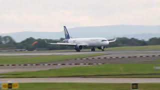 AEGEAN OF GREECE A32 LANDING  MANCHESTER AIRPORT [upl. by Carolin399]